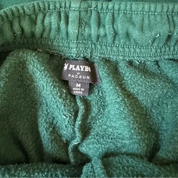 Playboy Green Sweatshirt and Sweatpants Set - Picture 4 of 5